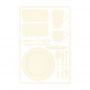 Zestaw tekturek P13 Around the Table 01, 11szt - 3